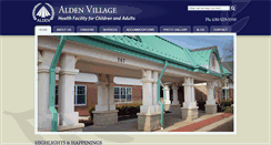 Desktop Screenshot of aldenvillage.com